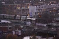 Goederentrein kantelt nabij Amsterdam Centraal