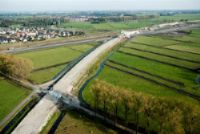 Hardloopwedstrijd op spoorlijn in aanbouw