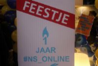 In beeld: Twitterfeest NS