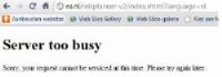 Websites NS weer plat