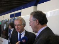 Eerste rit RandstadRail naar Rotterdam Centraal