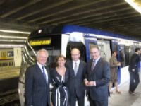 Eerste rit RandstadRail naar Rotterdam Centraal