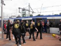 Eerste rit RandstadRail naar Rotterdam Centraal