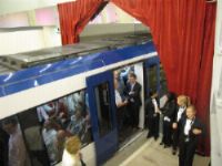 Eerste rit RandstadRail naar Rotterdam Centraal