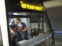 Eerste rit RandstadRail naar Rotterdam Centraal