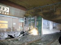 Goederentrein kantelt nabij Amsterdam Centraal