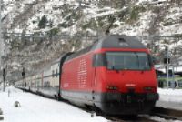 Treinverkeer Alpen gehinderd door sneeuw