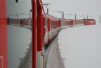 Treinverkeer Alpen gehinderd door sneeuw