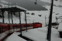 Treinverkeer Alpen gehinderd door sneeuw