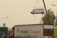Bus boven de file