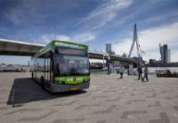 Rotterdamse e-Busz bij start Tour de France
