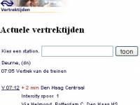 NS.nl al vele uren plat door KPN storing