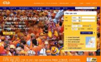 Treinen overvol met oranje supporters