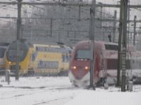 Sneeuw op Rotterdam Centraal - fotoreportage