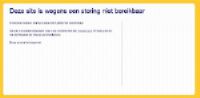 NS.nl onbereikbaar