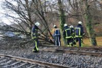 Storingen op spoor na noodweer