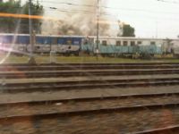 Brand in trein bij Haarlem