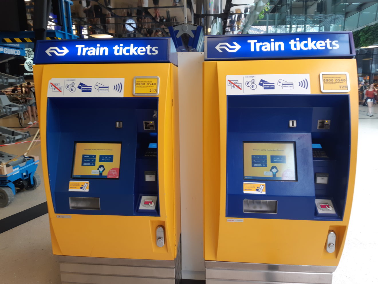 NS-kaartautomaat verdwijnt op Arriva-stations