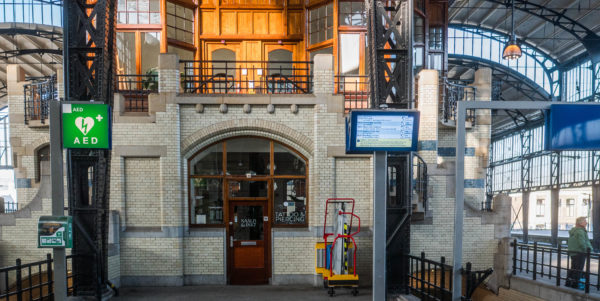 Oud klassiek station Haarlem.