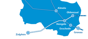 Spoor Zutphen – Hengelo zes dagen gestremd