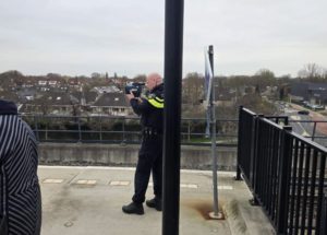 Politie houdt snelheidscontrole op het spoor