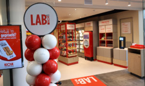 NS begint op Leiden Centraal testwinkel LAB door Kiosk
