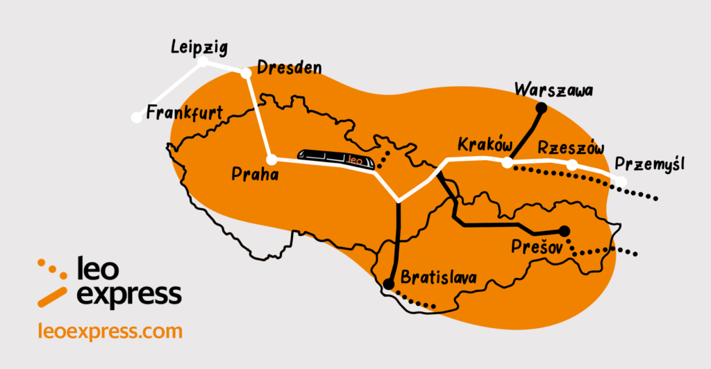 Map of the Route from Przemyśl to Frankfurt_low